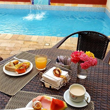 Hotel Rosa Da Ilha Guaruja - Perto Do Mar Com Piscina Exteriör bild