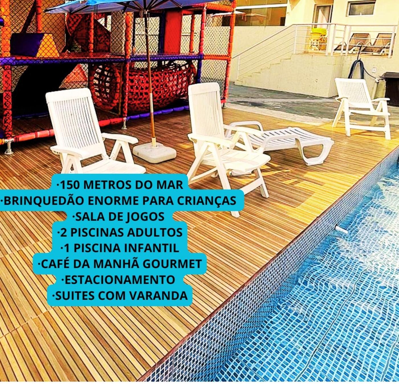 Hotel Rosa Da Ilha Guaruja - Perto Do Mar Com Piscina Exteriör bild